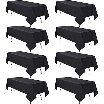 Polyester Tablecloth Wrinkle-Resistant Washable Rectangular Cover