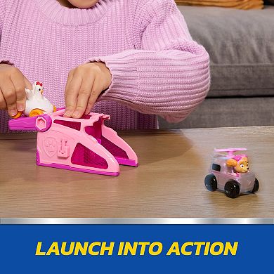 PAW Patrol Skye Pup Squad Launchers with Chickaletta 2-Piece Vehicle Playset