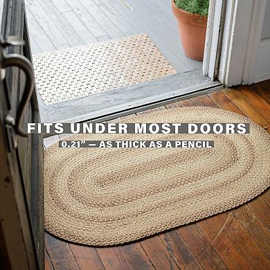 Homespice Cookie Dough Braided Non-Shedding Premium Jute Brown/Cream Rug