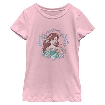 Girls 6-16 Disney's The Little Mermaid Ariel Sea Portrait Graphic Tee