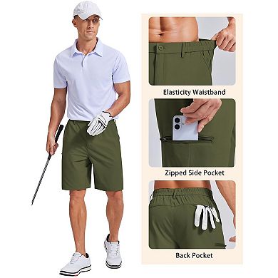 COOFANDY Men' All Day Comfy Golf Shorts Stretch Lightweight Flat Front for Casual Hiking Shorts