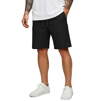 COOFANDY Mens Khaki Shorts 9 inch Stretch Chino Flat Front Golf Casual Summer Beach Shorts