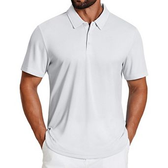COOFANDY Mens Polo Shirts Moisture Wicking Golf Shirts Short Sleeve Quick Dry Collared Shirts