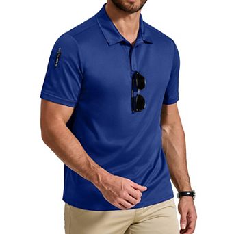 COOFANDY Mens Athletic Polo Shirts Tactical Work Shirts Short Sleeve Casual Golf Accessories