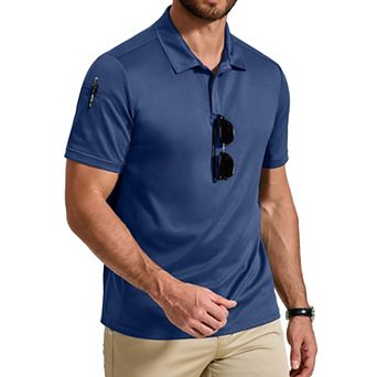 COOFANDY Mens Athletic Polo Shirts Tactical Work Shirts Short Sleeve Casual Golf Accessories