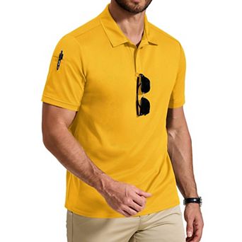 COOFANDY Mens Athletic Polo Shirts Tactical Work Shirts Short Sleeve Casual Golf Accessories