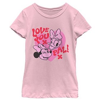 Girls 6-16 Disney's Minnie Mouse & Daisy Duck Love You Pal Graphic Tee