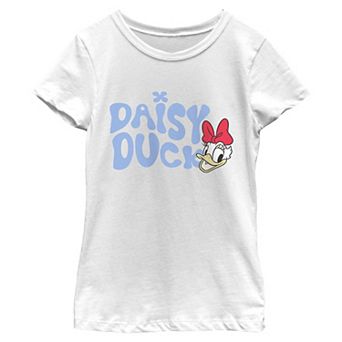 Girls 6-16 Disney's Daisy Duck Bubble Letters Graphic Tee