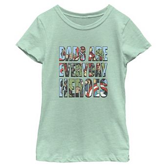 Girls 7-16 Sonic Dad Attributes Short Sleeve Crew Tee