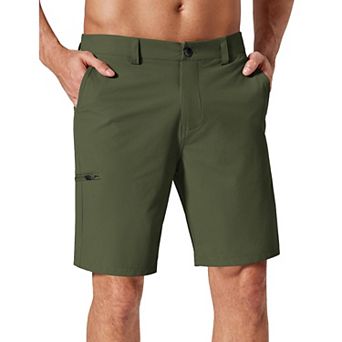 COOFANDY Mens Hybrid Casual Golf Shorts 9" Stretch Lightweight Quick Dry Summer Hiking Travel