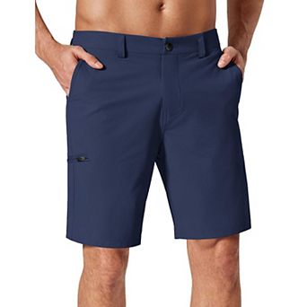 COOFANDY Mens Hybrid Casual Golf Shorts 9" Stretch Lightweight Quick Dry Summer Hiking Travel
