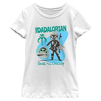 Girls 7-16 Disney’s The Dadalorian Graphic Short Sleeve Crew Tee