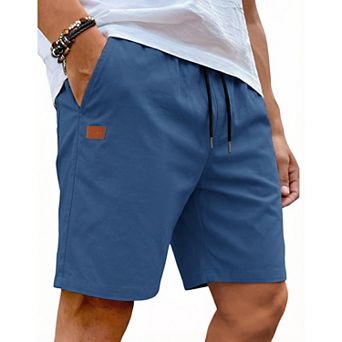 COOFANDY Men' Casual Shorts Stretch Lightweight Elastic Waist Drawstring Golf Hiking Walking Shorts