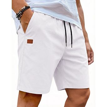 COOFANDY Men' Casual Shorts Stretch Lightweight Elastic Waist Drawstring Golf Hiking Walking Shorts
