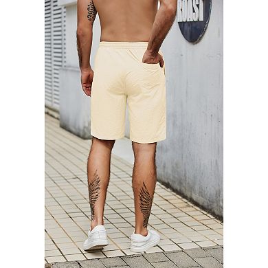 COOFANDY Men' Casual Drawstring Shorts Lightweight Regular Fit Beach Shorts with Pockets