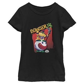 Girls 6-16 The Super Mario Galaxy Movie Bowser Jr. Clown Car Graphic Tee