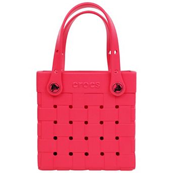 Crocs Small Woven Style Crossbody Tote