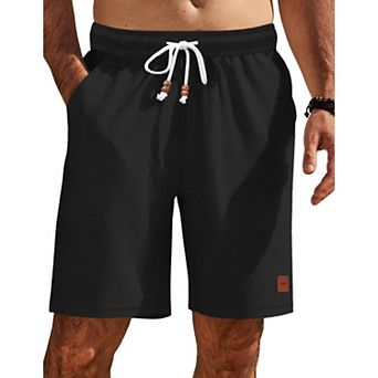 COOFANDY Men' Casual Beach Shorts Stretch Baggy Shorts Stylish Comfy Cooling Walking Shorts