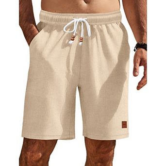COOFANDY Men' Casual Beach Shorts Stretch Baggy Shorts Stylish Comfy Cooling Walking Shorts
