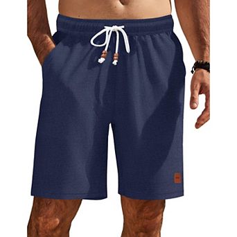 COOFANDY Men' Casual Beach Shorts Stretch Baggy Shorts Stylish Comfy Cooling Walking Shorts