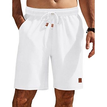 COOFANDY Men' Casual Beach Shorts Stretch Baggy Shorts Stylish Comfy Cooling Walking Shorts