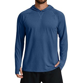 COOFANDY Men' UPF 50+ Fishing Shirts Long Sleeve UV Sun Protection Lightweight Rash Guard Hoodie