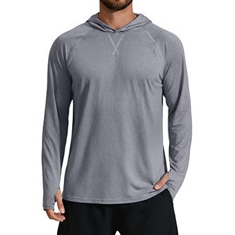 COOFANDY Men' UPF 50+ Fishing Shirts Long Sleeve UV Sun Protection Lightweight Rash Guard Hoodie