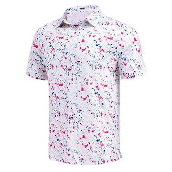 COOFANDY Men' Golf Polo Shirts Short Sleeve Quick Dry Performance Moisture Wicking Golf Shirts