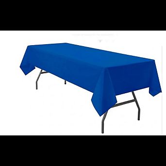 Premium Plastic Tablecloth, Disposable Rectangle Party Cover