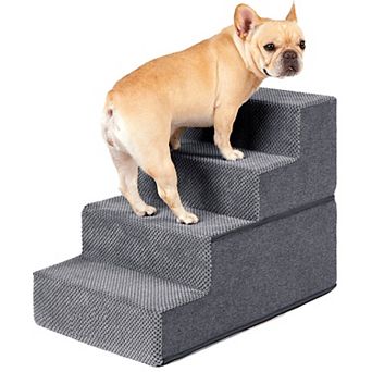 Four Step Dog Stairs for Bed