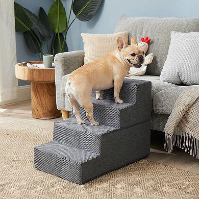 Four Step Dog Stairs for Bed