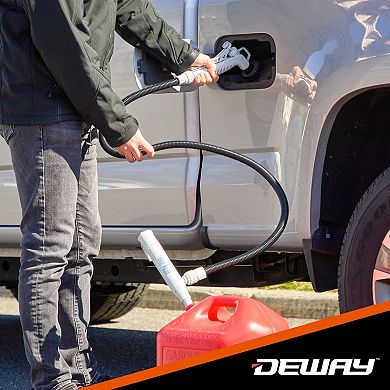 Deway Replacement Plastic Hose, Compatible with Multiple Fuel Transfer Pump Models