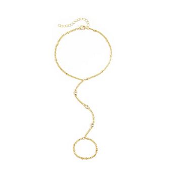 Adjustable Hand Chain Bracelet