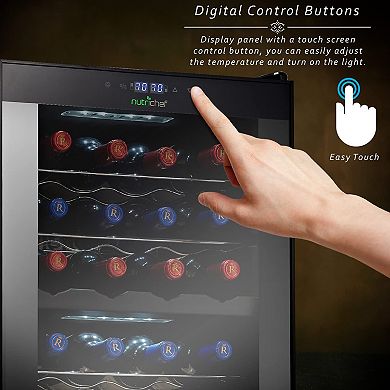 NutriChef PKCWCDS285 28 Bottle Fridge