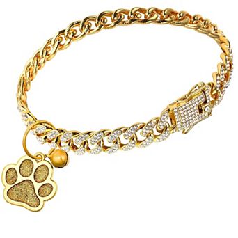 Metal Cat Necklace with Charm