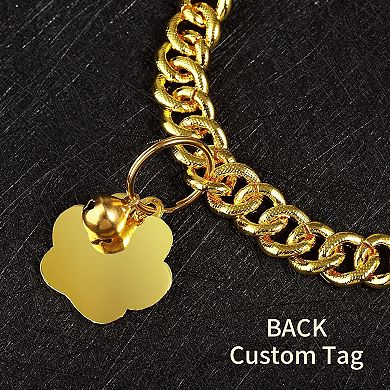 Metal Cat Necklace with Charm