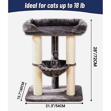 Stable Cat Tree with Bed