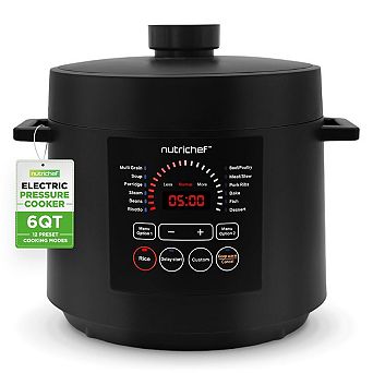 NutriChef Electric Pressure Cooker 6-qt