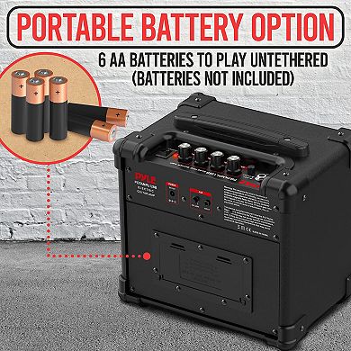 Pyle Portable Electric Guitar Amplifier