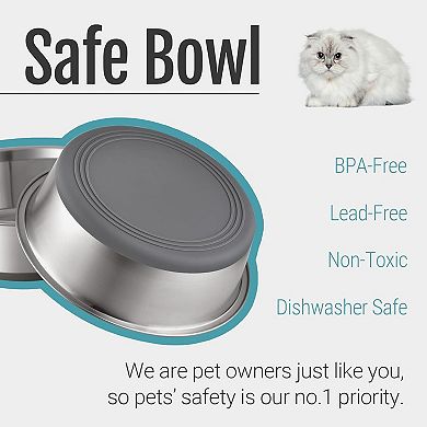 Stainless Steel Dog and Cat Bowls
