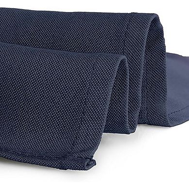 Navy Blue Square Tablecloth, Heavy-Duty, Washable, Durable