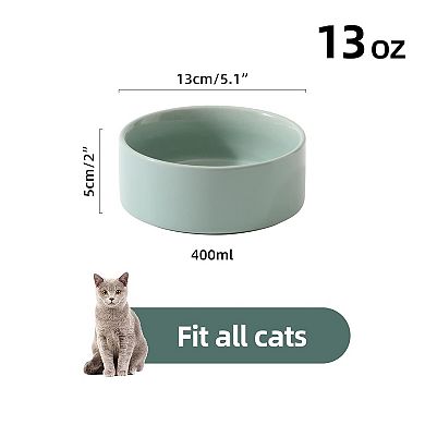 Ceramic Cat Bowl Set