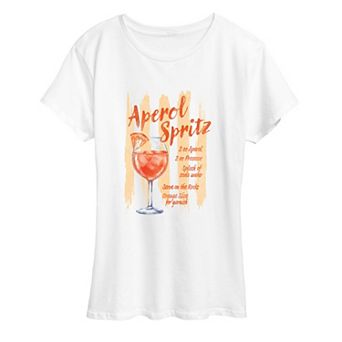 Women's Aperol Spritz Recipe Graphic Tee