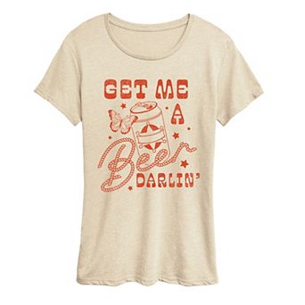 Women's Get Me A Beer Darlin' Western Graphic Tee