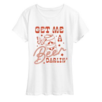 Women's Get Me A Beer Darlin' Western Graphic Tee