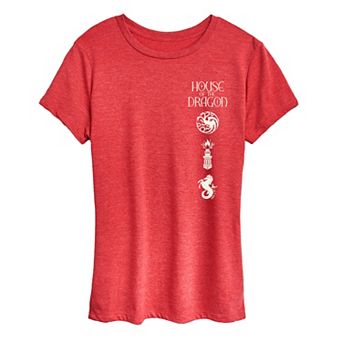 Women's House of the Dragon Logos Graphic Tee