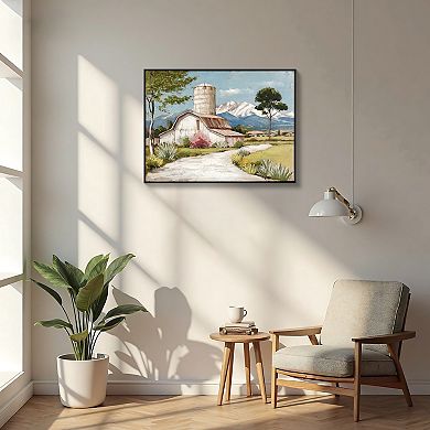 Rustic Farmhouse Canvas Wall Art 32x24in