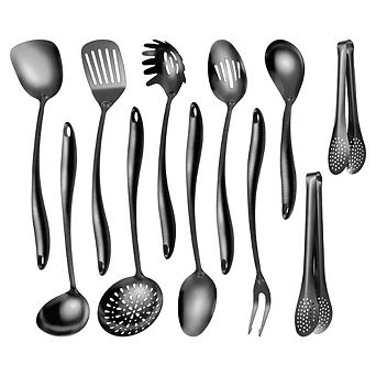 11 pc Matte Steel Cooking Set