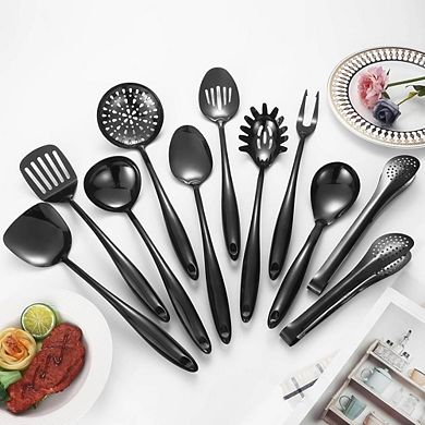 11-Piece Matte Steel Cooking Set