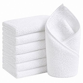 6 Pack Microfiber Hand Towels Quick Drying Absorbent Multi Purpose Gym Spa Yoga